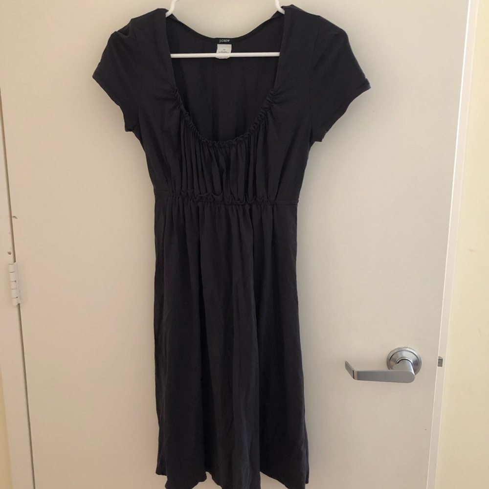 J.Crew dark grey dress